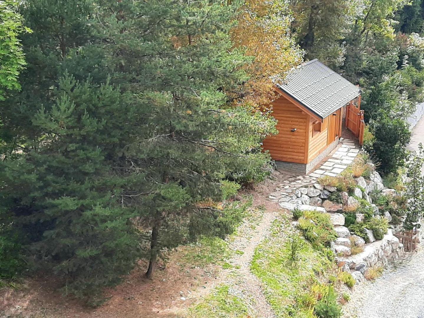 Petit Chalet Neuf Independant 2 Pers "La Cabane De Jean " Briançon Buitenkant foto