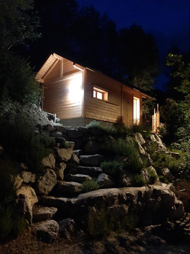 Petit Chalet Neuf Independant 2 Pers "La Cabane De Jean " Briançon Buitenkant foto