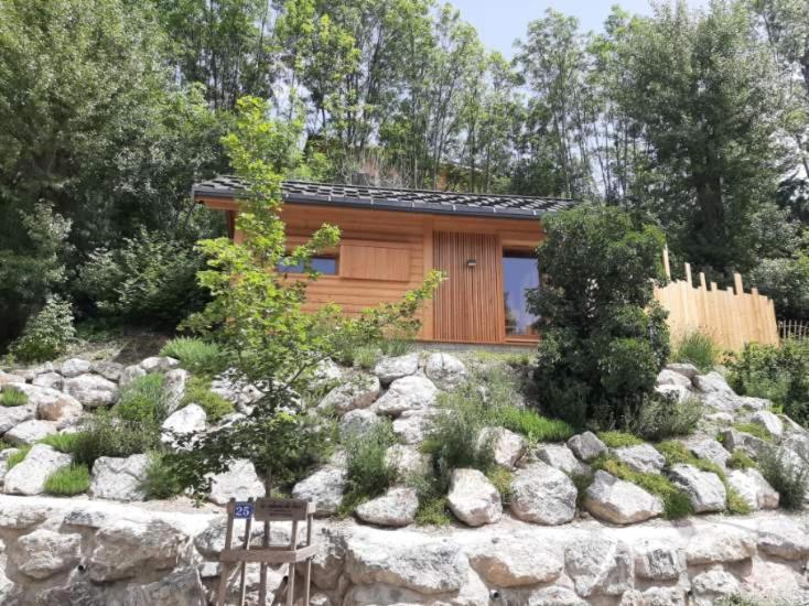 Petit Chalet Neuf Independant 2 Pers "La Cabane De Jean " Briançon Buitenkant foto