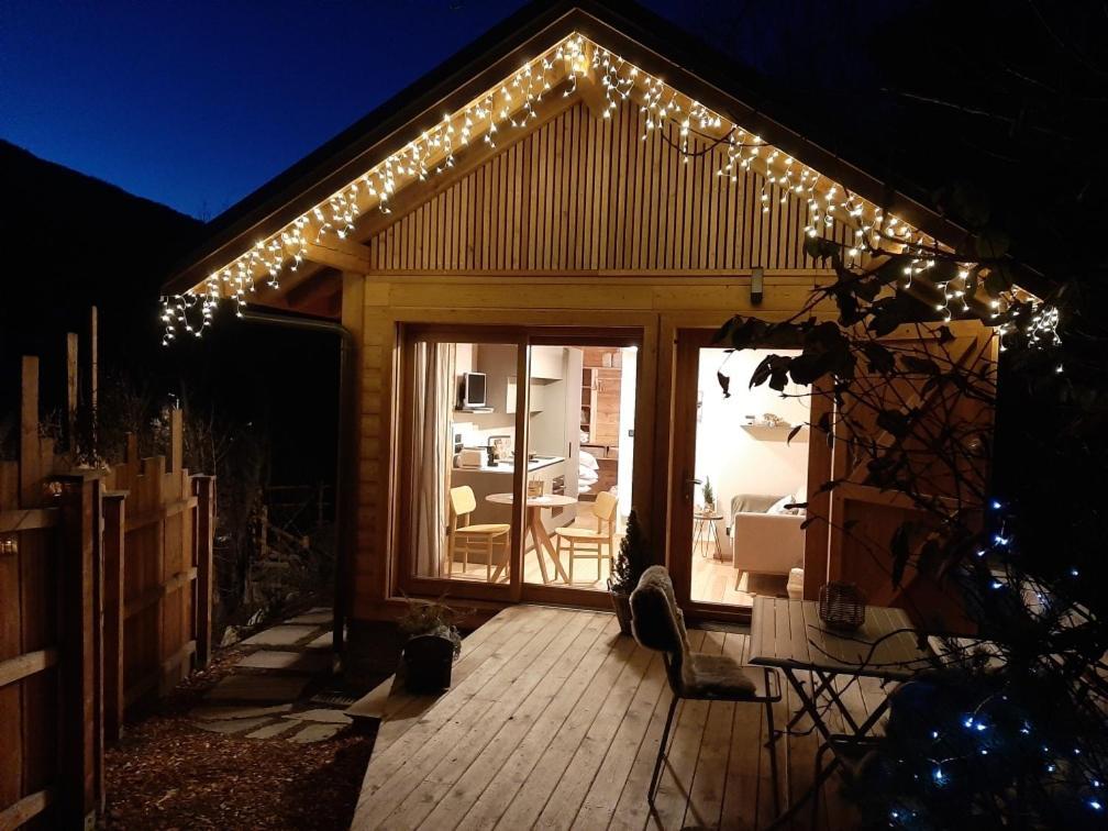 Petit Chalet Neuf Independant 2 Pers "La Cabane De Jean " Briançon Buitenkant foto