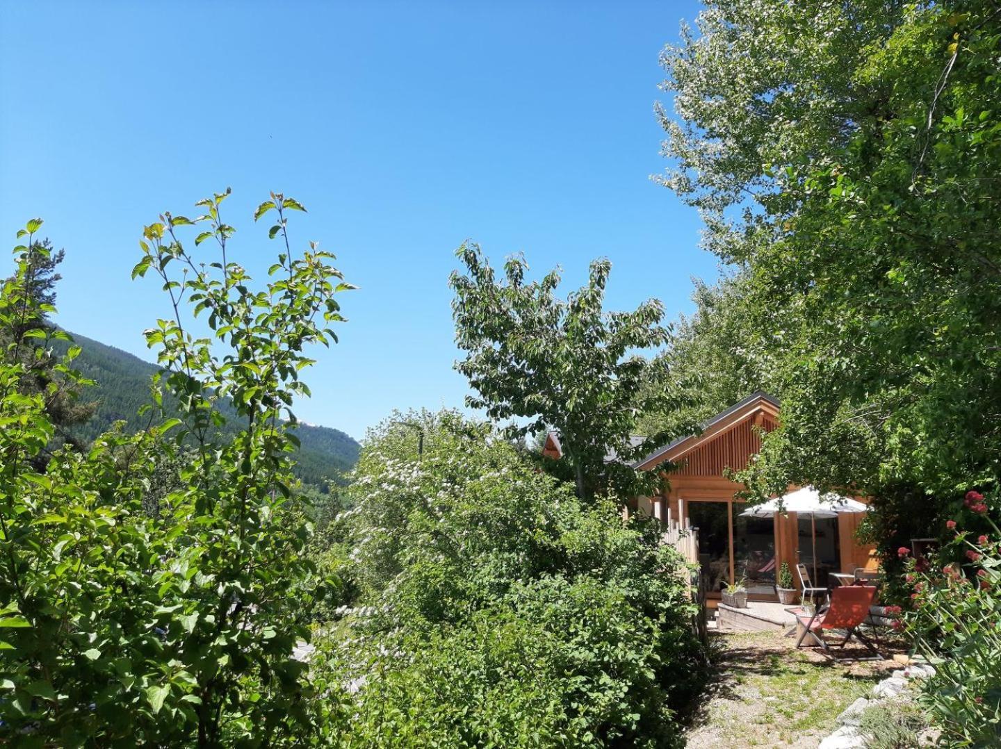 Petit Chalet Neuf Independant 2 Pers "La Cabane De Jean " Briançon Buitenkant foto